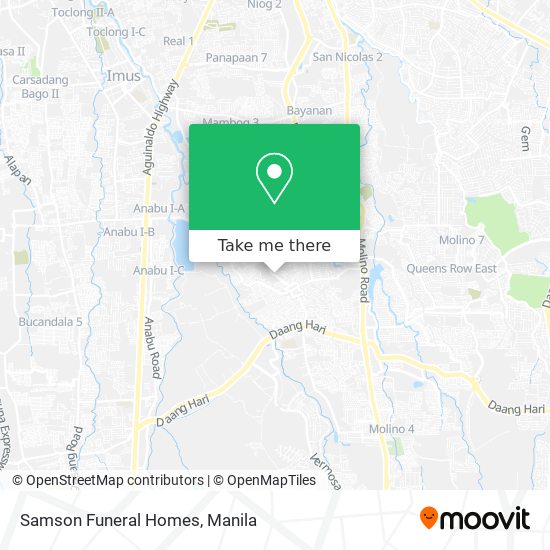 Samson Funeral Homes map