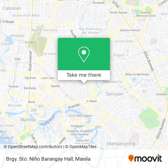 Brgy. Sto. Niño Barangay Hall map