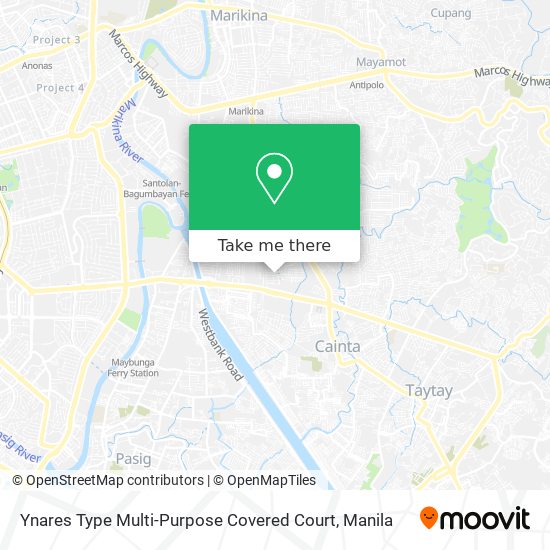 Ynares Type Multi-Purpose Covered Court map