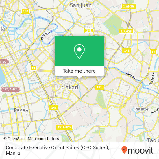 Corporate Executive Orient Suites (CEO Suites) map