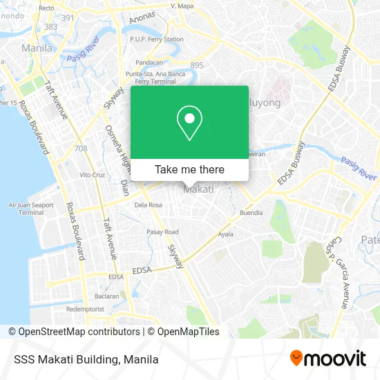 SSS Makati Building map