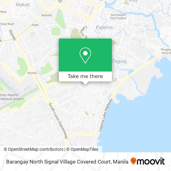 Barangay North Signal Village Covered Court map
