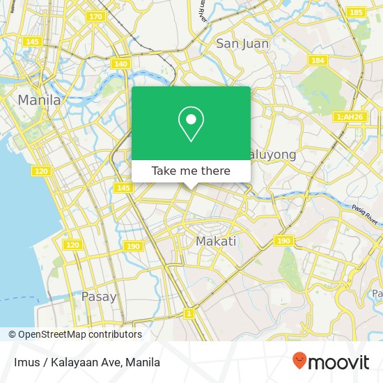 Imus / Kalayaan Ave map