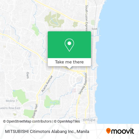 MITSUBISHI Citimotors Alabang Inc. map