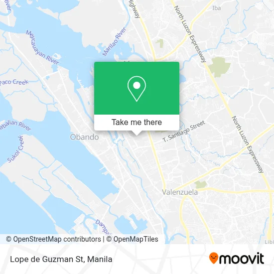 Lope de Guzman St map