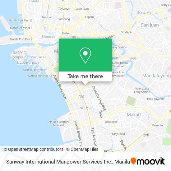 Sunway International Manpower Services Inc. map