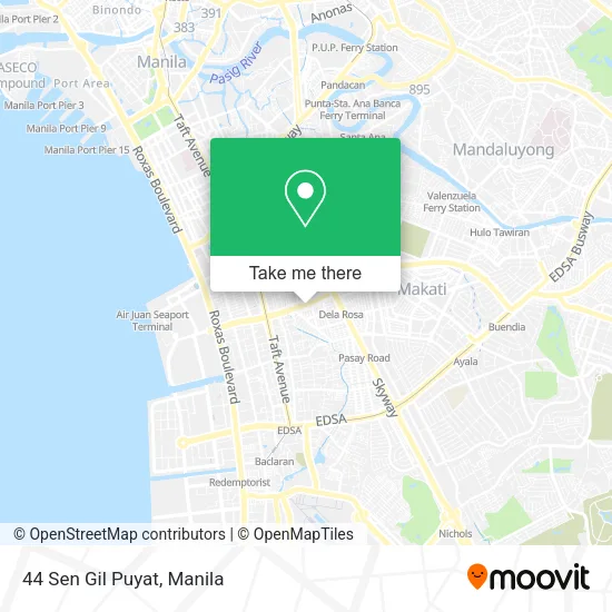 44 Sen Gil Puyat map