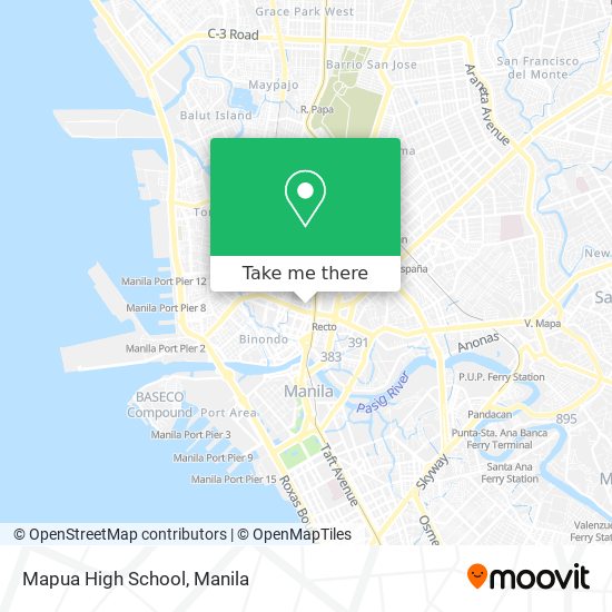 Mapua High School map