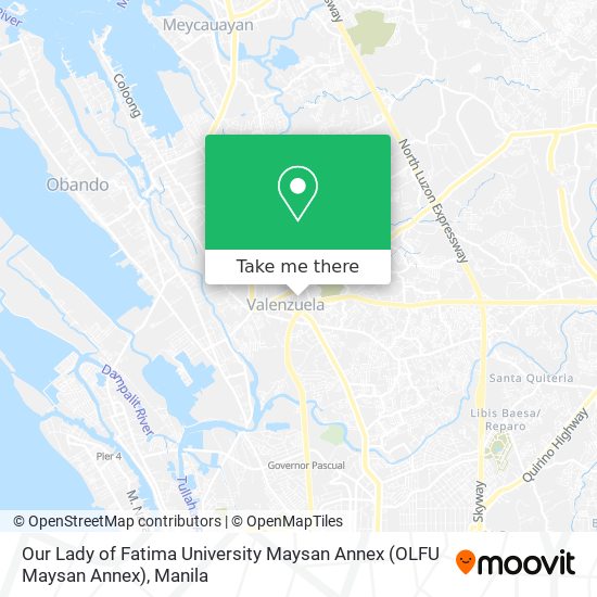 Our Lady of Fatima University Maysan Annex (OLFU Maysan Annex) map