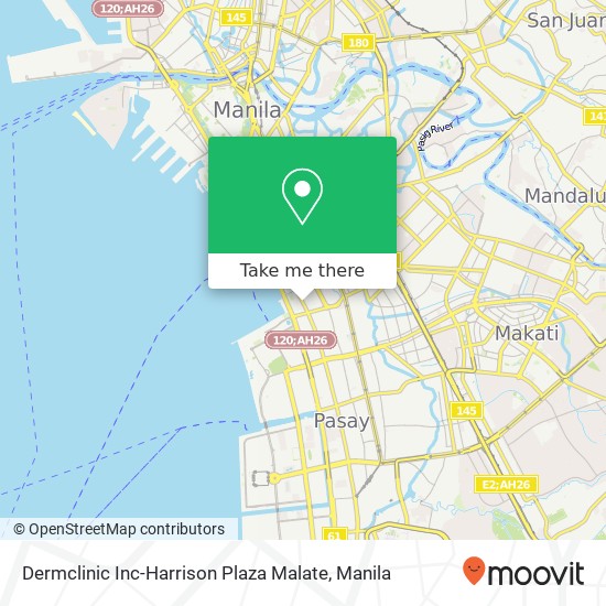 Dermclinic Inc-Harrison Plaza Malate map