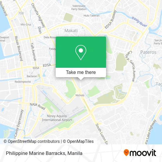 Philippine Marine Barracks map