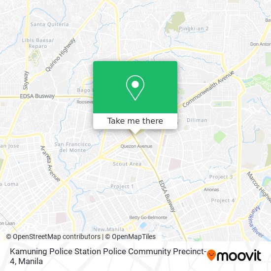 Kamuning Police Station Police Community Precinct-4 map