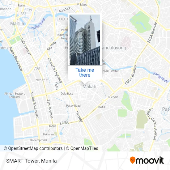 SMART Tower map