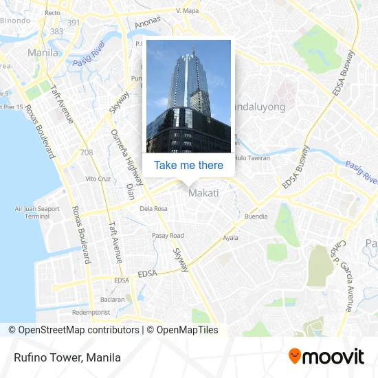 Rufino Tower map