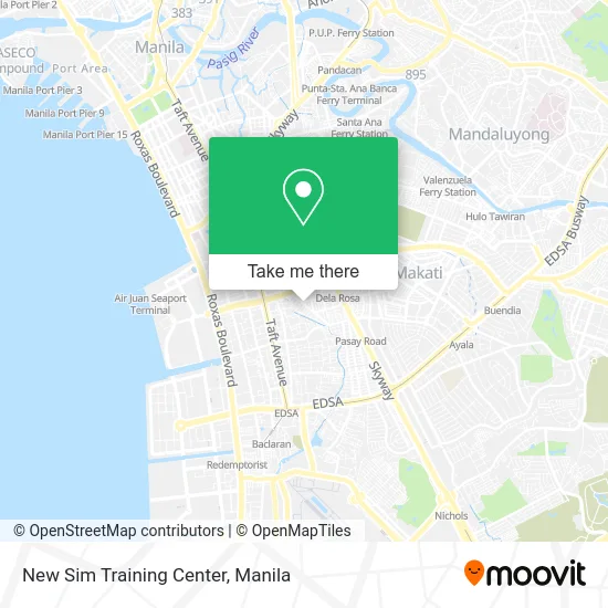 New Sim Training Center map