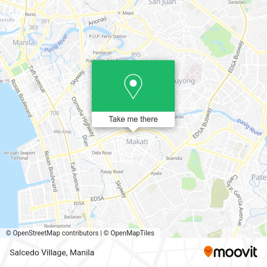 Salcedo Village map