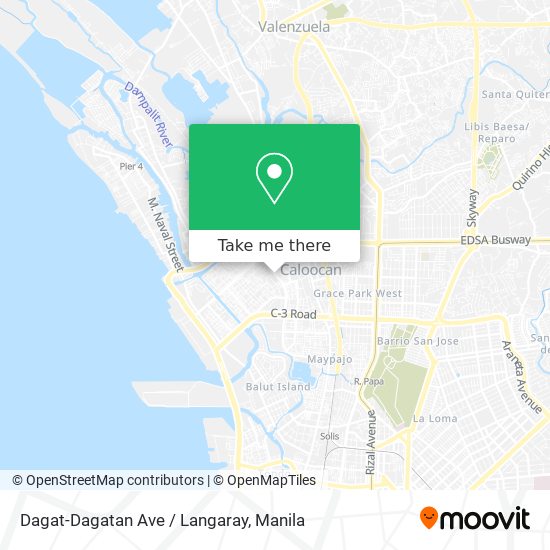 Dagat-Dagatan Ave / Langaray map