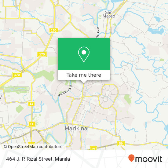 464 J. P. Rizal Street map