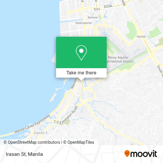 Irasan St map