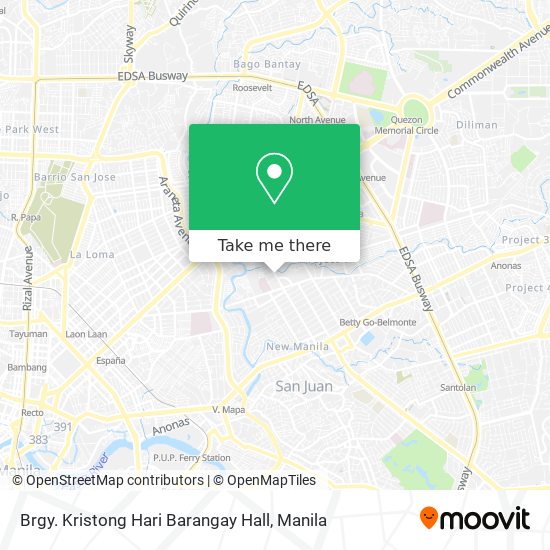 Brgy. Kristong Hari Barangay Hall map