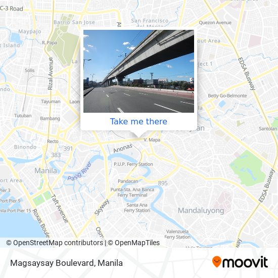 Magsaysay Boulevard map