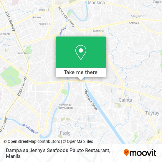 Dampa sa Jenny's Seafoods Paluto Restaurant map
