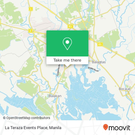 La Teraza Events Place map