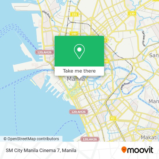 SM City Manila Cinema 7 map