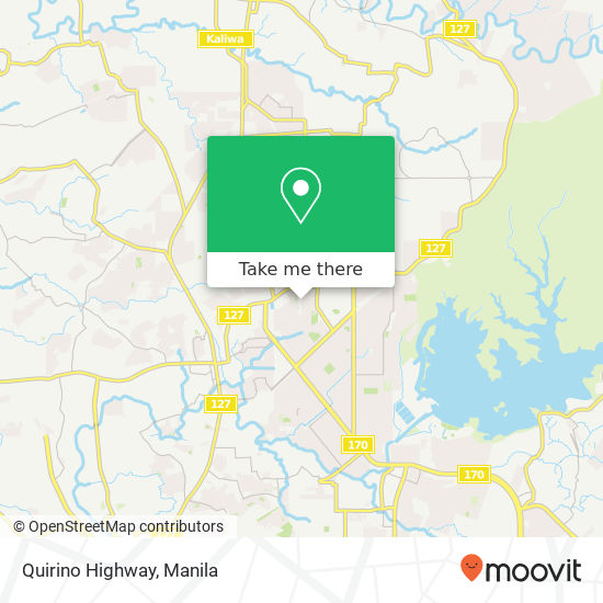 Quirino Highway map