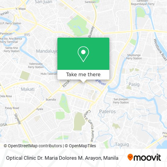 Optical Clinic Dr. Maria Dolores M. Arayon map