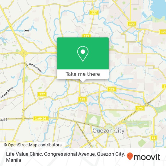 Life Value Clinic, Congressional Avenue, Quezon City map
