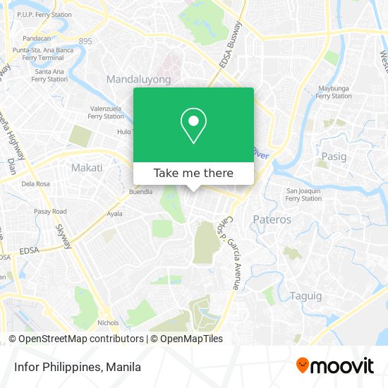 Infor Philippines map