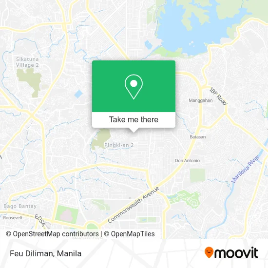 Feu Diliman map