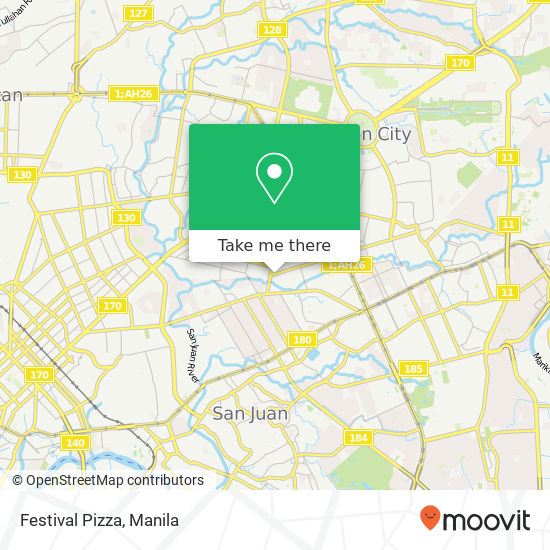 Festival Pizza map