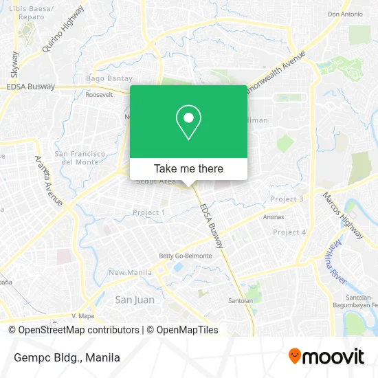 Gempc Bldg. map