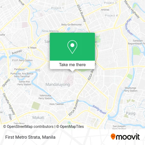 First Metro Strata map