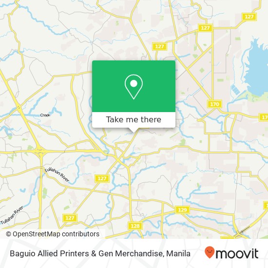 Baguio Allied Printers & Gen Merchandise map