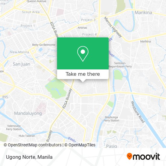 Ugong Norte map
