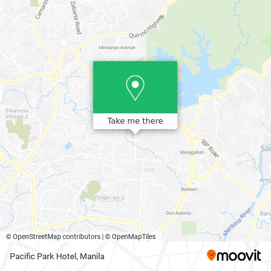 Pacific Park Hotel map