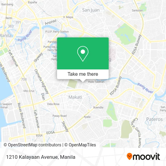1210 Kalayaan Avenue map