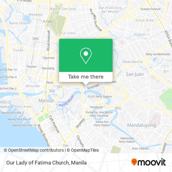 Our Lady of Fatima Church map
