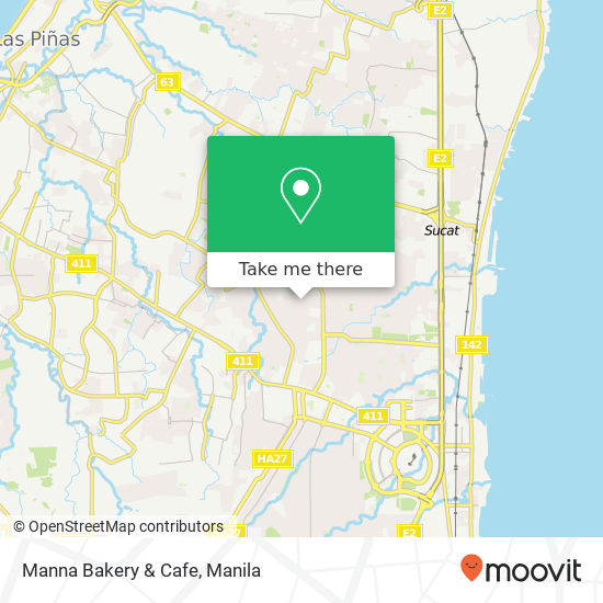 Manna Bakery & Cafe map