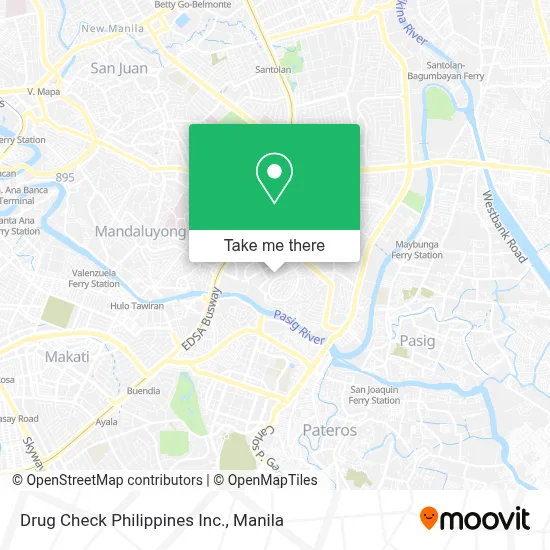 Drug Check Philippines Inc. map