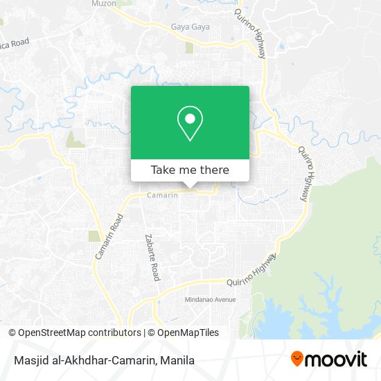 Masjid al-Akhdhar-Camarin map
