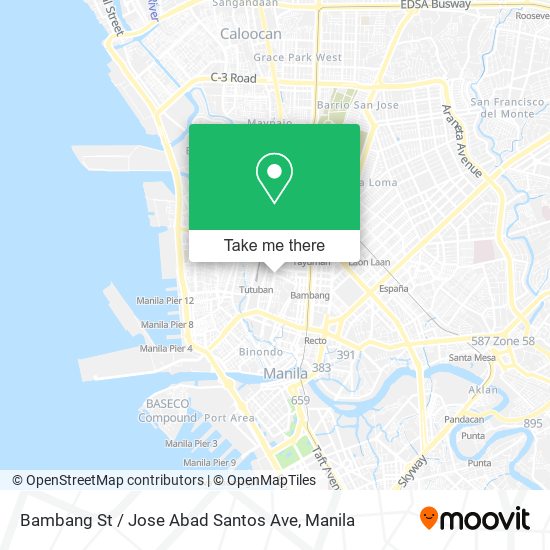 Bambang St / Jose Abad Santos Ave map
