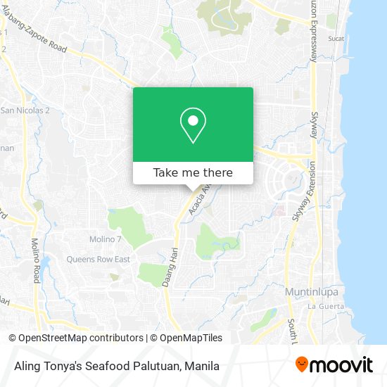 Aling Tonya's Seafood Palutuan map