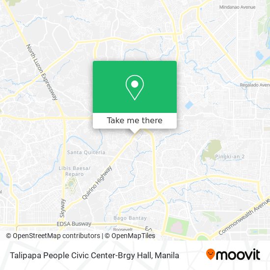 Talipapa People Civic Center-Brgy Hall map