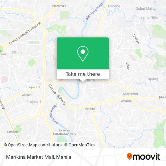 Marikina Market Mall map