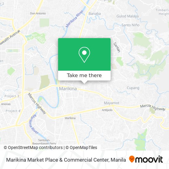 Marikina Market Place & Commercial Center map