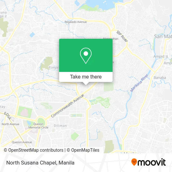 North Susana Chapel map